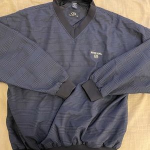 Classic Notre Dame V-Neck Windbreaker Fleece